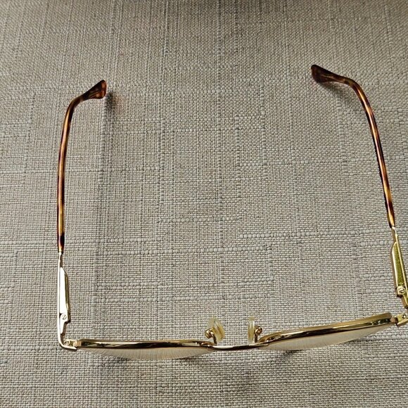 Vintage Loxuttica Women Eyeglasses Frame GOLDELETROPLATED Glasses Frame Italy main image 4